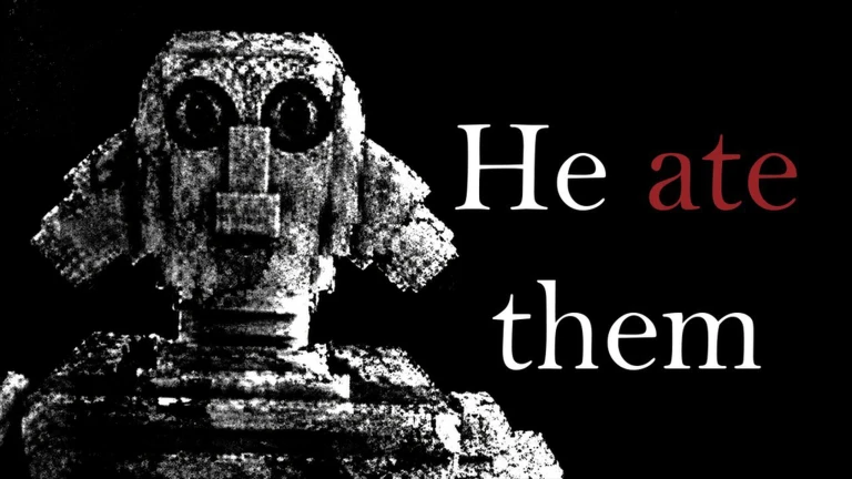 he ate them.